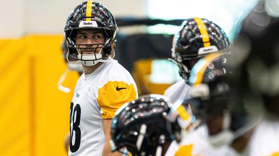 Salary cap after Freiermuth restructure taken Pittsburgh. Photo by GREG MACAFEE / DKPS