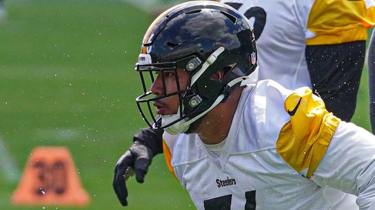 Fautanu hurts knee in practice, so Jones right back in there taken on the South Side (Steelers)