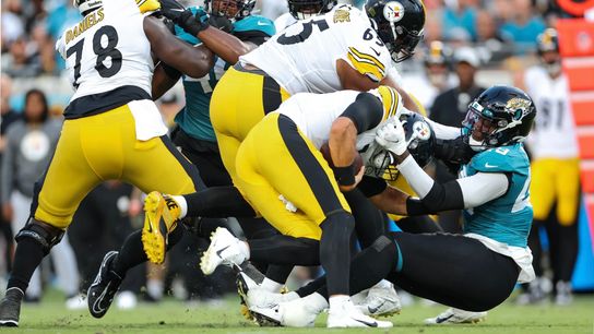 No panic -- yet -- for Steelers' offensive line, still making adjustments taken in Jacksonville, Fla. (Steelers)