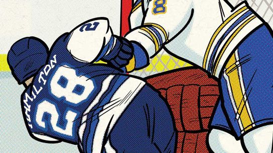 Put a fork in the Sabres! taken in Richmond, Va.. Photo by ROB ULLMAN / DKPS