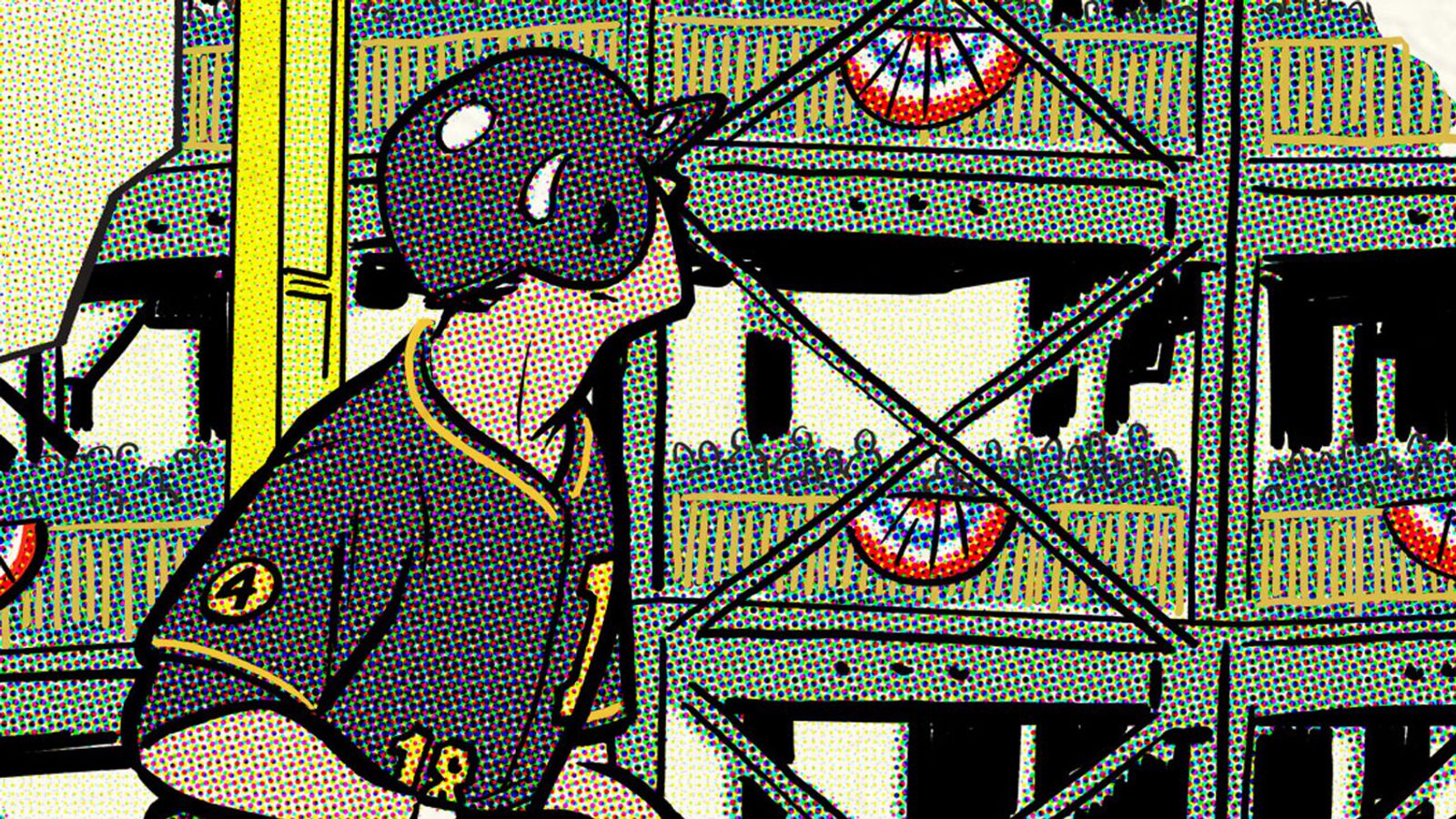 An Opening Day Walk(er)-off! taken in Richmond, Va. (Cartoon Canon). Photo by ROB ULLMAN / DKPS