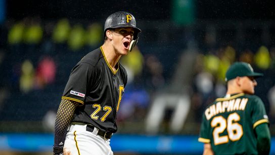 Stat analysis: Why is Kevin Newman suddenly ... really good? taken at PNC Park (zPiratesCoverage)