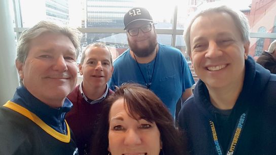 Facebook Live complete: DK, Bradford and you! taken at PPG Paints Arena (Penguins)