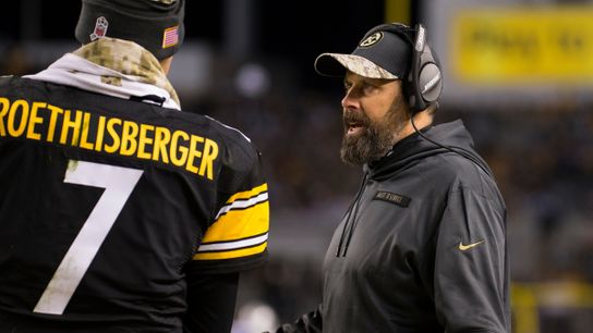 Haley: ‘We just can't throw an interception’ taken at Rooney Sports Complex (Steelers)