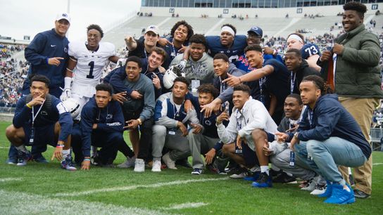 Examining the Lions' depth chart heading into the summer taken in State College, Pa.