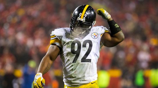 Kovacevic: Harrison just beats the man in front of him ... and all the rest follow taken in Kansas City, Mo. (Steelers)