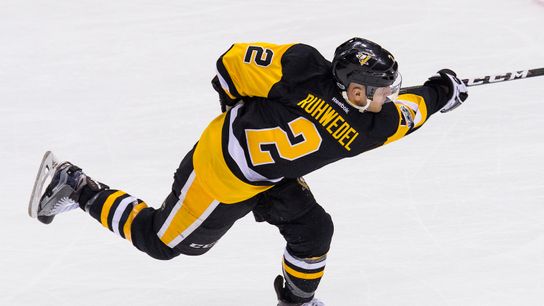 Can Penguins win a Cup with Ruhwedel in the top six? taken in Cranberry Township, Pa. (Penguins)