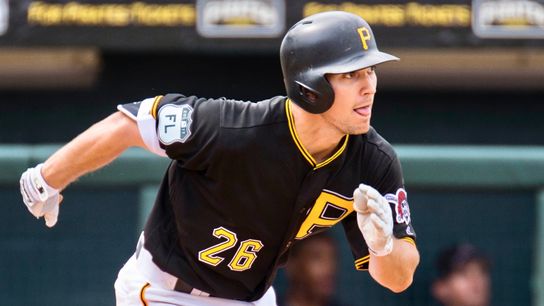 Moving the pieces so Frazier can lead off ... and play second? taken in Bradenton, Fla. (Pirates)