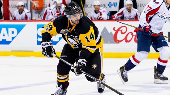 Kunitz's career highlights with Penguins taken at PPG Paints Arena (Courtesy of Point Park University)