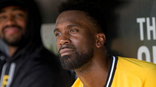 Cutch, 'thankful' for time here, will play right field in S.F. taken at Highmark Stadium (Pirates)