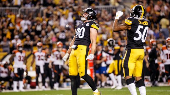 'Getting home' more often than last season, defense ready for Lions' line taken at Rooney Sports Complex (Steelers)