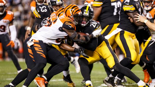 Lolley's 10 thoughts: Bell bullies way by poor Dre, but how much is too much? taken at Heinz Field (Steelers)