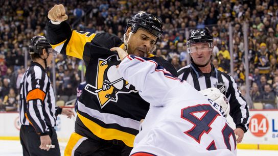 Reaves, mates fight the good fight, raise arms taken at PPG Paints Arena (Penguins)