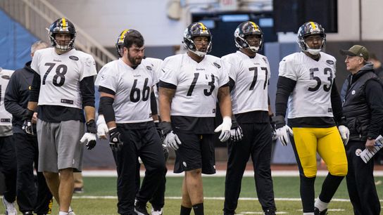 NFL Draft: With free agency near for Foster, what about O-line? taken at Rooney Sports Complex (Steelers)