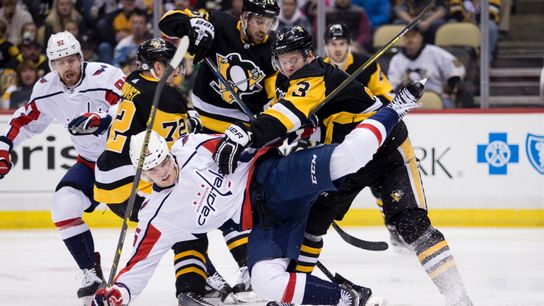 Kovacevic: Give it up for the defensemen ... yeah, really taken at PPG Paints Arena (Penguins)