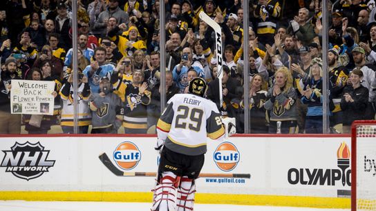 Fleury, Golden Knights, sign extension taken at Highmark Stadium (Penguins)