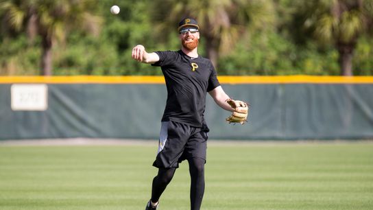 Moran, penciled in at third base, not trying to 'impress everybody' taken in Bradenton, Fla. (Pirates)