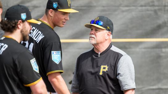 Throwing over the top helps Glasnow's fastball control taken in Bradenton, Fla. (Pirates)