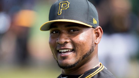 Feliz, left off Astros' World Series roster, trying to stick in Pirates' pen taken in Bradenton, Fla. (Pirates)