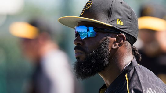 Harrison excited to stay at second base for 2018 taken in Bradenton, Fla. (Pirates)