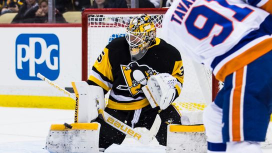 Jarry stumbles early, stands tall through rebound victory taken at PPG Paints Arena (Courtesy of Point Park University)