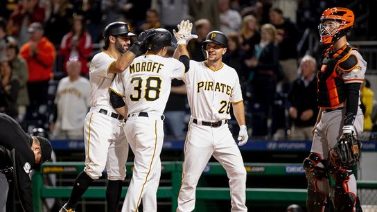 Moroff at leadoff 'not over-the-top crazy' taken at PNC Park (Courtesy of StepOutside.org)