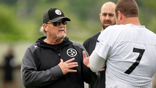 Analysis: How will Fichtner handle Ben? taken at Rooney Complex (Steelers)