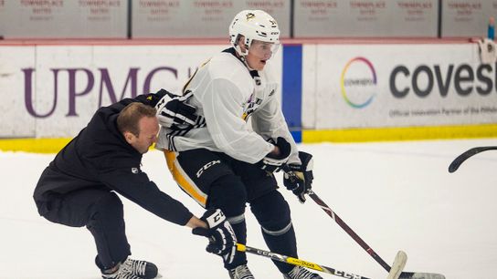 Penguins' Maatta, Riikola partners on and off ice taken in Cranberry, Pa. (Courtesy of Point Park University)