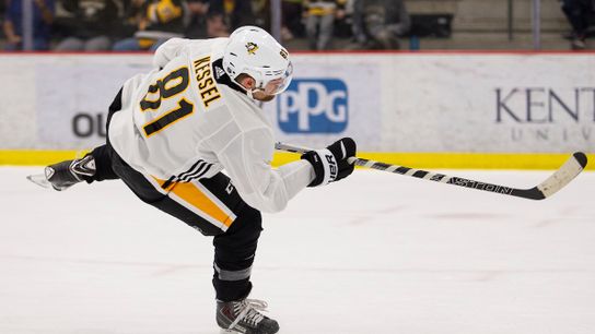 Kessel laments slump, still keeps it light taken at PPG Paints Arena (Courtesy of Point Park University)