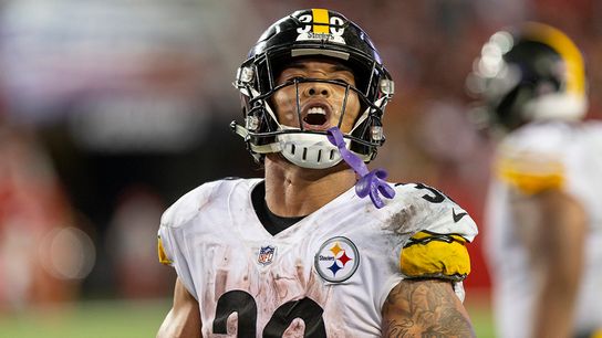 Conner's showing Le'Veon-like playmaking taken at Rooney Complex (Steelers)
