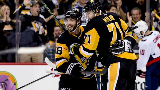 Healthy Letang like the Letang of old taken at PPG Paints Arena (Courtesy of Point Park University)