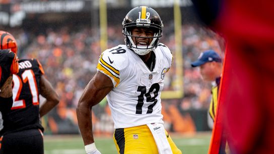 Smith-Schuster credits 'G.O.A.T.' Brown taken at Rooney Complex (Steelers)