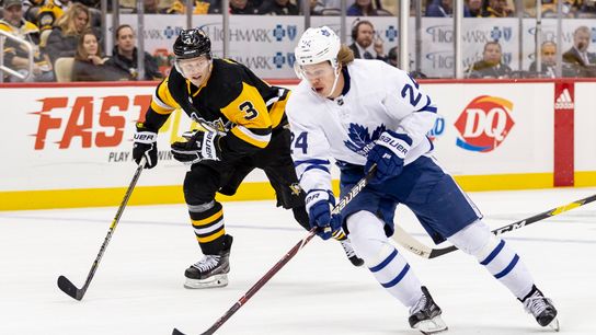 Part 3: Rutherford won't rule out trading top pick ☕ taken at PPG Paints Arena (Courtesy of Point Park University)
