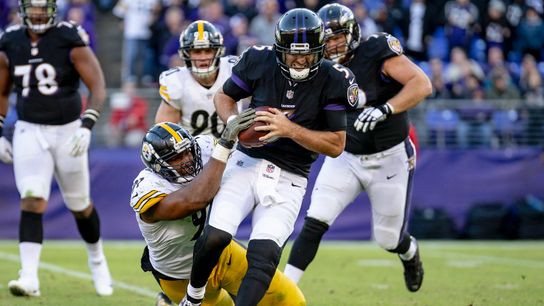 Ravens' benched Flacco: 'It's out of my hands' taken at Rooney Complex (Steelers)