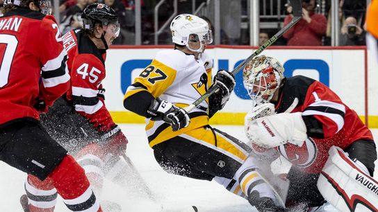 Crosby being evaluated for upper body injury taken in Cranberry, Pa. (Courtesy of Point Park University)