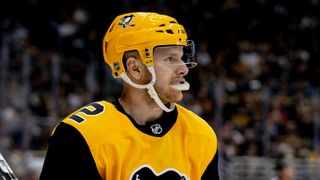 The 2019-20 prospectus: Chad Ruhwedel taken at PPG Paints Arena (Courtesy of Point Park University)