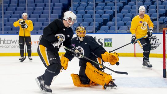After 'pretty heavy workload,' Murray finally rested taken in Buffalo, N.Y. (Courtesy of Point Park University)