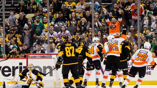 Game report: Penguins blow it vs. Flyers ... again taken at PPG Paints Arena (Courtesy of Point Park University)