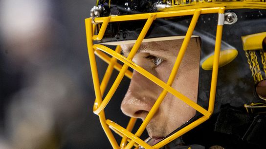 The 2019-20 prospectus: Casey DeSmith taken at PPG Paints Arena (Courtesy of Point Park University)