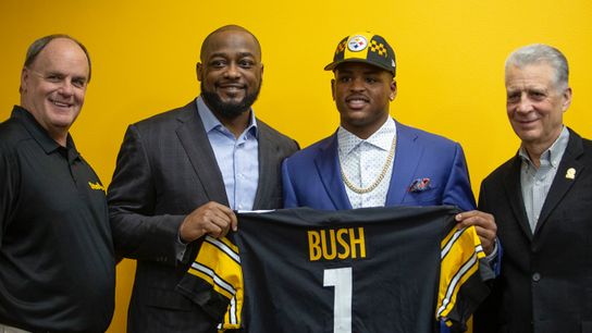 Bush, Barron inject speed in middle of defense taken at Rooney Complex (Steelers)