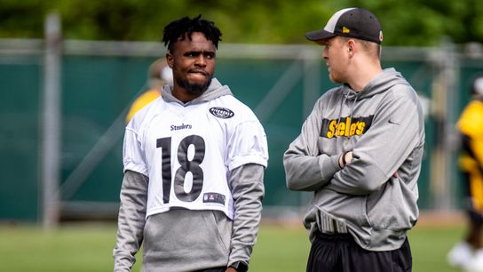Steelers give two assistant coaches new titles taken in Hagerstown, Md. (Steelers)