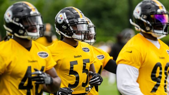 Minicamp: Will Bush run with the 1s right away? ☕ taken at Rooney Complex (Steelers)
