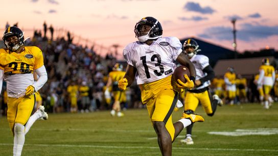 Wide receiver group has a bit of everything ... but experience ☕ taken in Latrobe, Pa. (Steelers)