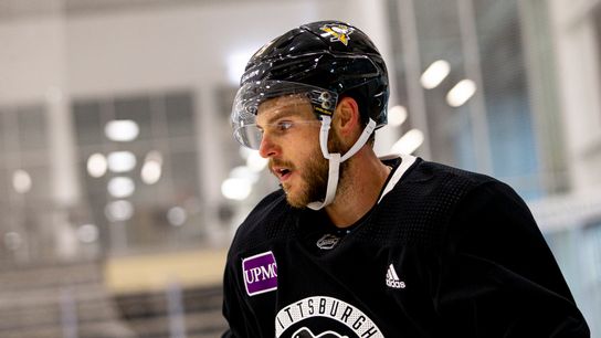 Galchenyuk practices, but will he play? taken in Cranberry, Pa. (Courtesy of Point Park University)
