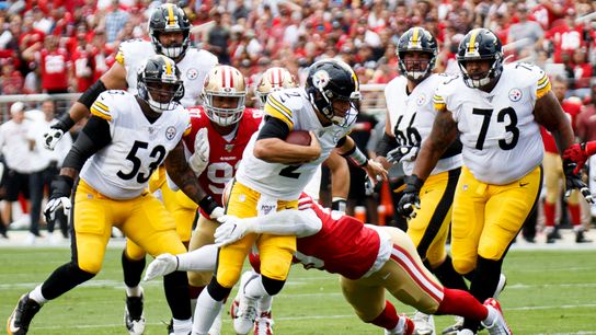 Slow start, bad finish doom Rudolph's first start ☕ taken in Santa Clara, Calif. (Steelers)