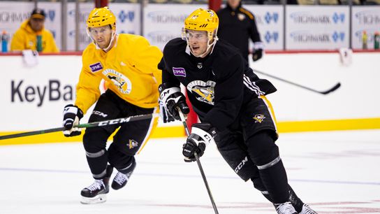 Crosby back at practice: 'I feel pretty good' taken at PPG Paints Arena (Courtesy of Point Park University)