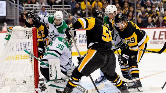 Winning idea: Letang trying for more shots ☕ taken at PPG Paints Arena (Penguins)