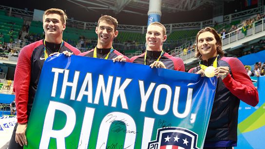 DK's Five Rings: Farewell to the truly incomparable Michael Phelps taken in Rio de Janeiro (Olympics)