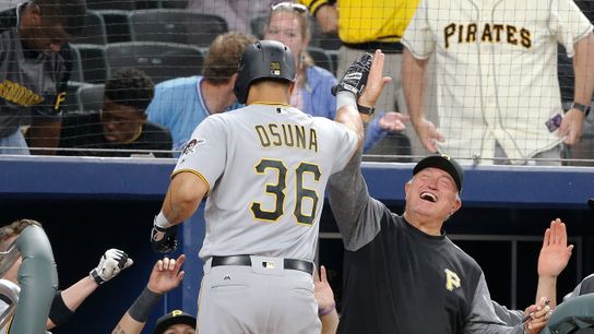 Back-to-back-to-back blasts in the 10th beat Braves, 12-5 taken in Atlanta (Pirates)
