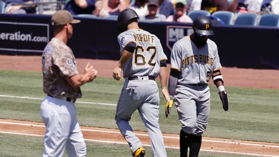Harrison exits with left ankle injury, doesn't appear serious taken in San Diego (Pirates)
